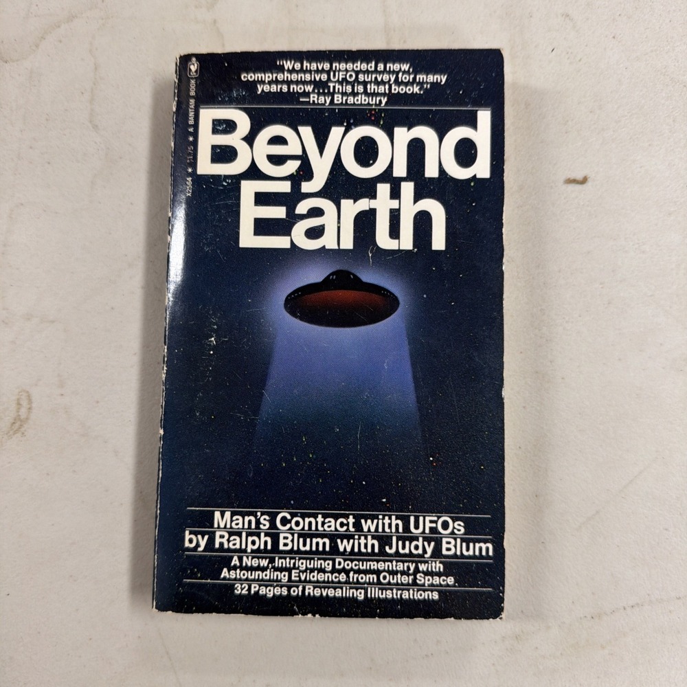 Beyond Earth by Ralph Blum & Judy Blum vintage Paperback 1974 Bantam books